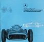 Preview: Mercedes-Benz Modellprogramm 1963 "Welterfolge in 7 Jahrzehnten" Automobilprospekt (8931)